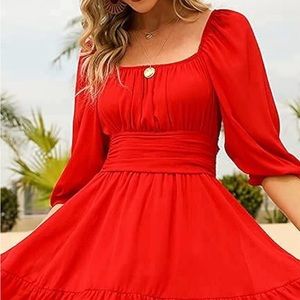Red dress size L